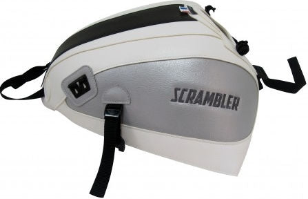 Bagster Tank Cover SCRAMBLER 800  WHITE/SILVER/BLACK | 1692J