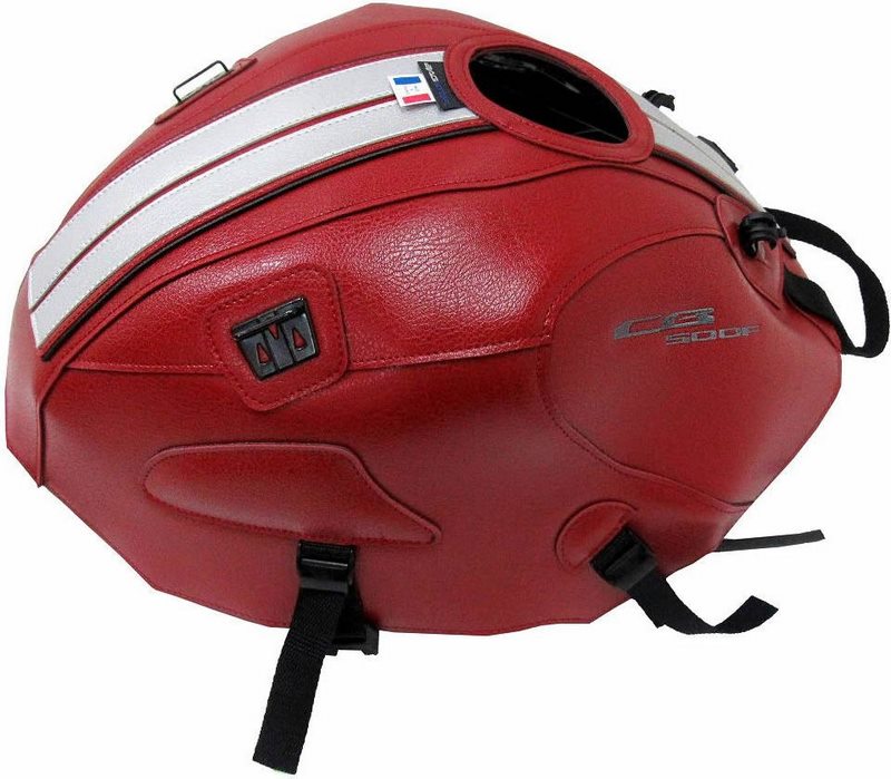 Bagster Tank Cover CB 500 F DARK RED/DECO SILVER/LISERET BLACK 2018 | 1711H