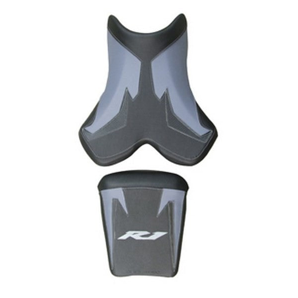Bagster Seat Cover YZF R1 steel grey/black/carbone letters'05 | 2155