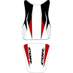 Bagster Seat Cover CBR 600 RR white/black/red/black letters | 2187