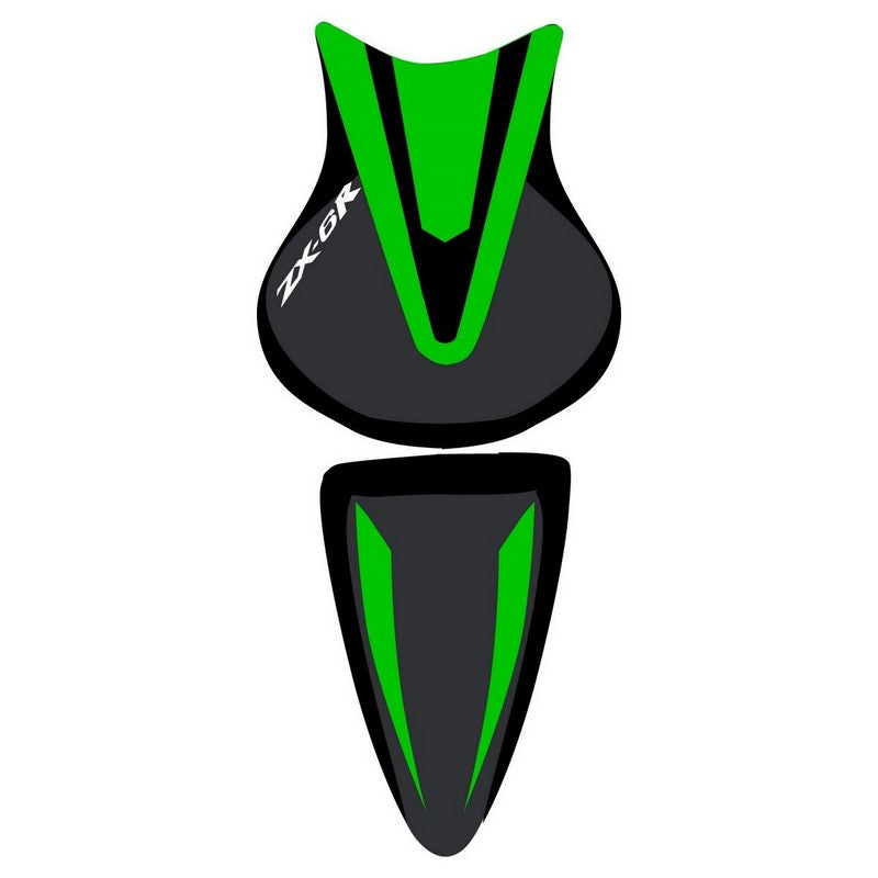 Bagster Seat Cover ZX 6R green/black/black letters (07) | 2190