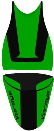 Bagster Seat Cover ER 6 black nubuck/black/silver letters (07) | 2193
