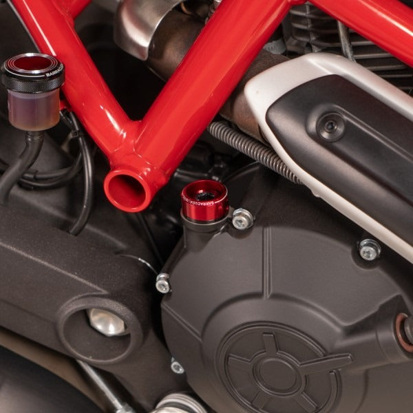 Barracuda Oil Cap Ø28 Red | 28-102-INS-R