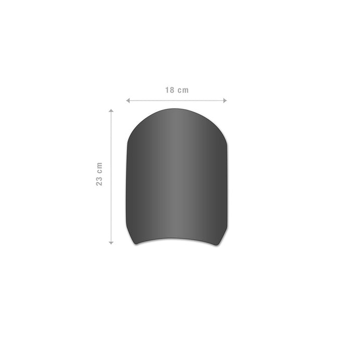 Aluminum Windshield Classic Black