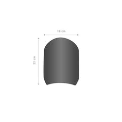 Aluminum Windshield Classic Black