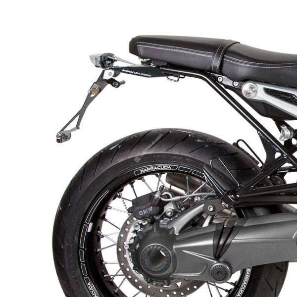 BARRACUDA MOTO KIT LICENCE PLATE RECLINABLE + UNDERTAIL + REAR LED LIGHT E-MARKED | HN6104/07-BN