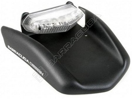 BARRACUDA MOTO REAR SPOILER IN ABS BLACK + REAR LED LIGHT E-MARKED | DN6104/ASN