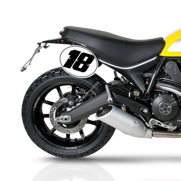 BARRACUDA MOTO LICENCE PLATE RECLINABLE | AD7104