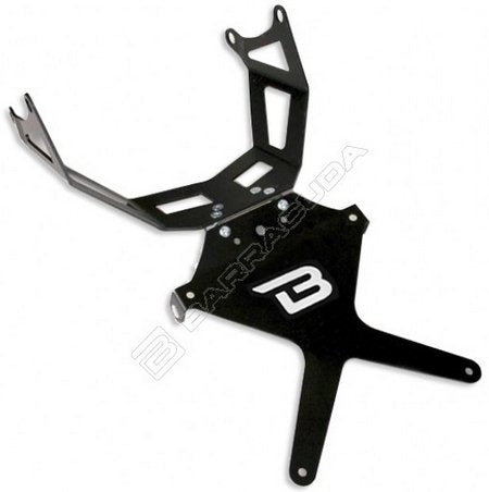 BARRACUDA MOTO LICENCE PLATE RECLINABLE | HP6104-RR-BN