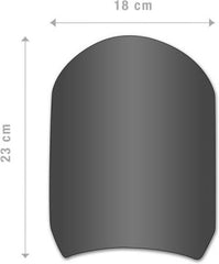 BARRACUDA ALUMINUM WINDSHIELD CLASSIC BLACK | HS7300-20N