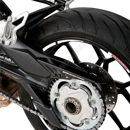 BARRACUDA MOTO CHAIN COVER IN ALUMINUM BLACK | MB6119-13