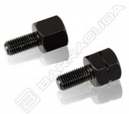 BARRACUDA MOTO MIRROR ADAPTORS WITH M10 THREAD - LEFT-RIGHT | N-ADATT10