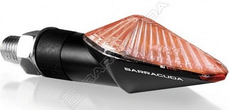 BARRACUDA MOTO INDICATORS “MINI VIPER” LONG STEM CARBON LOOK | N1001/VL