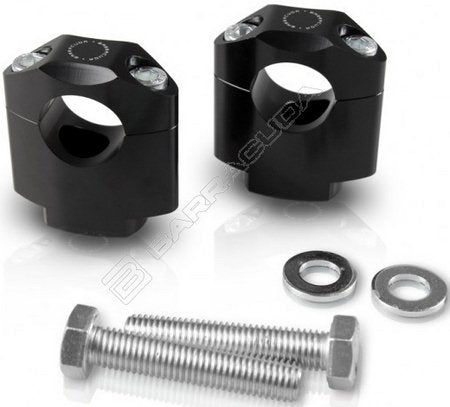 BARRACUDA MOTO RISERS DIAM. 28MM SPECIAL (BRACKET MELTED IN THE ORIGINAL PLATES) | N1017/S
