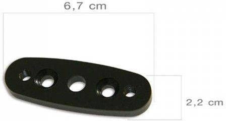 BARRACUDA RACE MATT BLACK (pair) | N2000-RAC