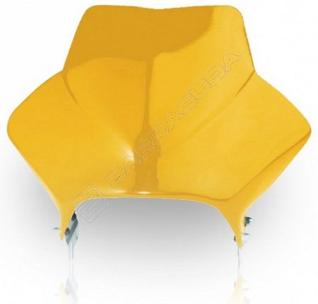 BARRACUDA MOTO WINDSHIELD AEROSPORT YELLOW | N3000G