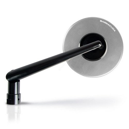 BARRACUDA MOTO MIRROR SILVER – BLACK STEM | SKIN-S/A