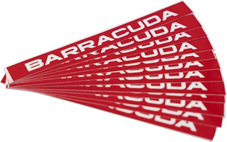 BARRACUDA STICKERS 12x1,2cm | stickers