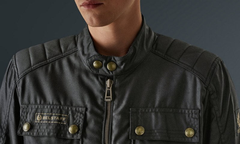 Belstaff Roberts waxed cotton, Black | 100141-22744301