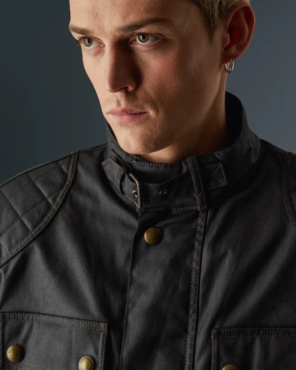 Belstaff Brooklands waxed cotton, Black | 100155-22744311