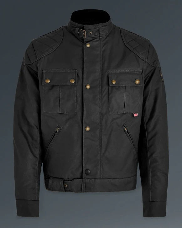 Belstaff Brooklands waxed cotton, Black | 100155-22744311