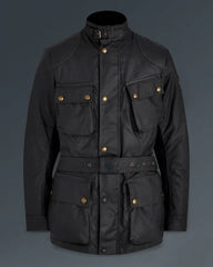 Belstaff Trialmaster waxed cotton, Black | 100190-22744329