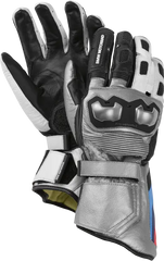 BMW Genuine Unisex Gloves M Pro Race Comp White/Silver