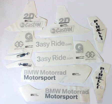 BMW Set, stickers, sponsors, on clear coat | 51148524555
