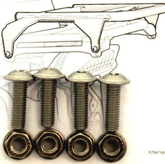 BMW Set, mounting parts, for topcase | 71607696177