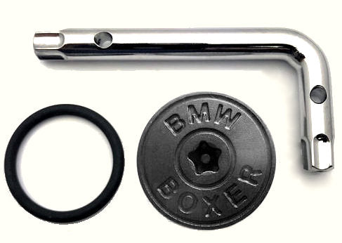 BMW Safety screw, oil filler neck, BLACK | 71608406750