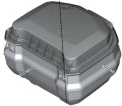 Top Case 39L Alone Without Lid - R1300RS
