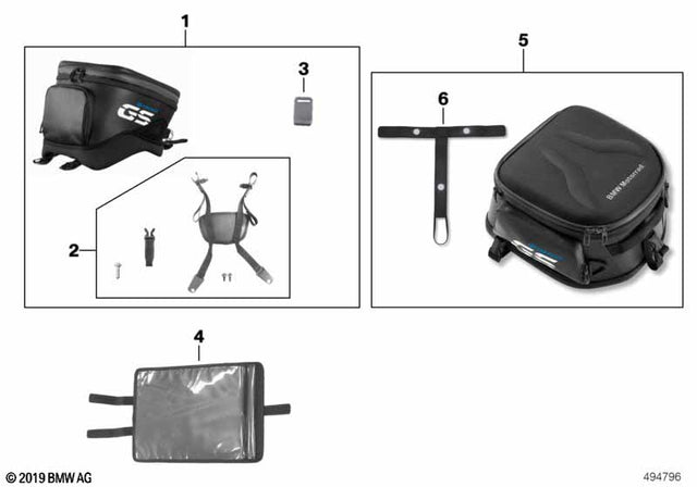 BMW Tank Backpack, Small - 8L | 77452466663