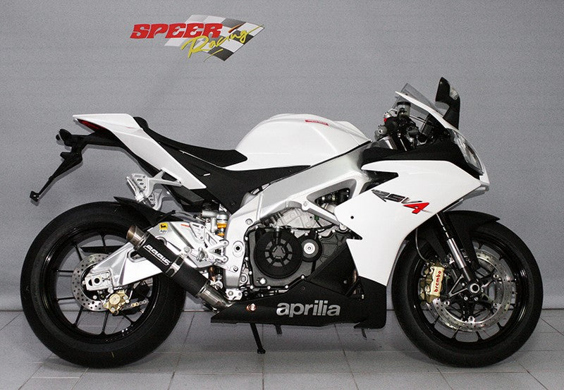 Bodis GP1, Slip-On, Stainless Steel Black for APRILIA RSV4 (2009-2014) | ARSV4-002