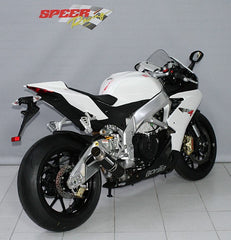 Bodis GP1, Slip-On, Stainless Steel Black for APRILIA RSV4 (2009-2014) | ARSV4-002