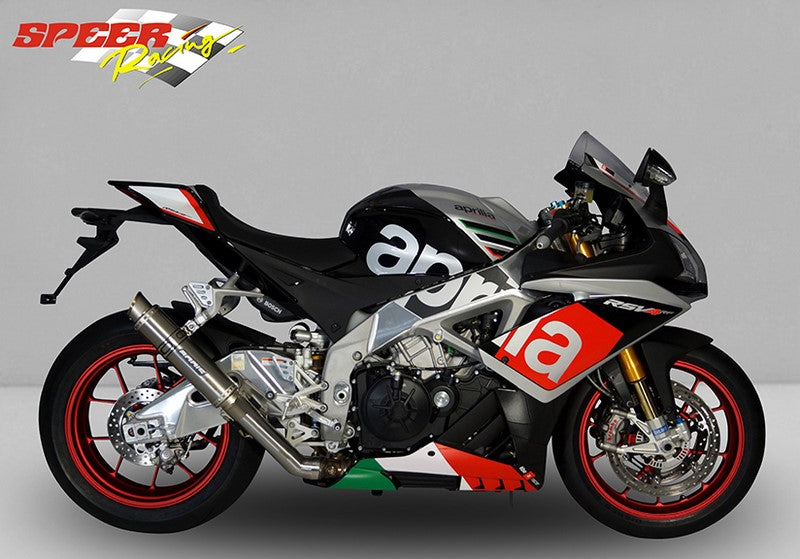 Bodis GP1, Slip-On, Stainless Steel/Full-Titan for APRILIA RSV4 (2015-2016) | ARSV4-011