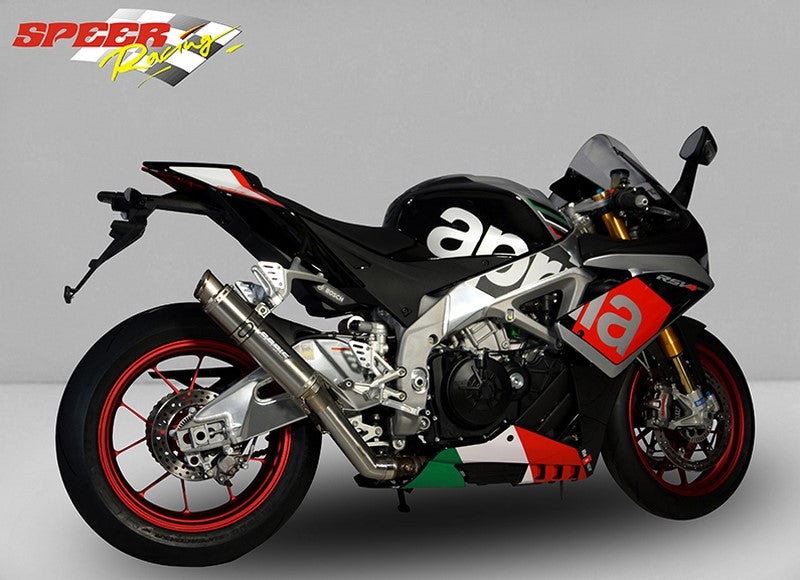 Bodis GP1, Slip-On, Stainless Steel/Full-Titan for APRILIA RSV4 (2015-2016) | ARSV4-011