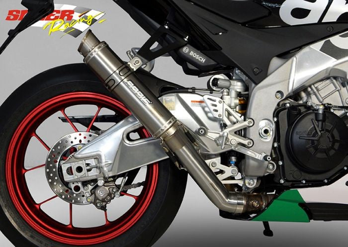 Bodis GP1, Slip-On, Stainless Steel/Full-Titan for APRILIA RSV4 (2015-2016) | ARSV4-011