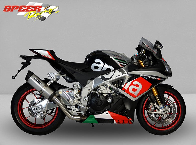Bodis P-TEC II, Slip-On, Stainless Steel/Full-Titan for APRILIA RSV4 (2015-2016) | ARSV4-013