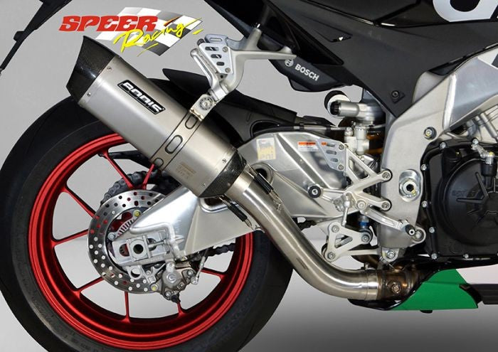 Bodis P-TEC II, Slip-On, Stainless Steel/Full-Titan for APRILIA RSV4 (2015-2016) | ARSV4-013