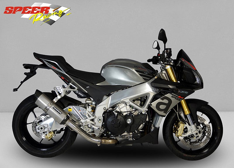 Bodis P-TEC II, Slip-On, Stainless Steel/Full-Titan for APRILIA Tuono V4 (2011-2016) | ARSV4-015
