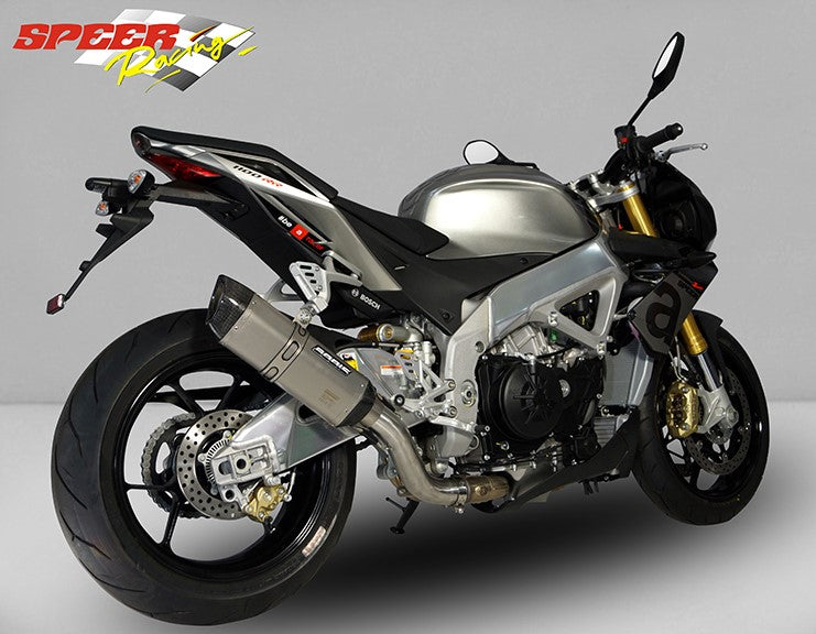 Bodis P-TEC II, Slip-On, Stainless Steel/Full-Titan for APRILIA Tuono V4 (2011-2016) | ARSV4-015