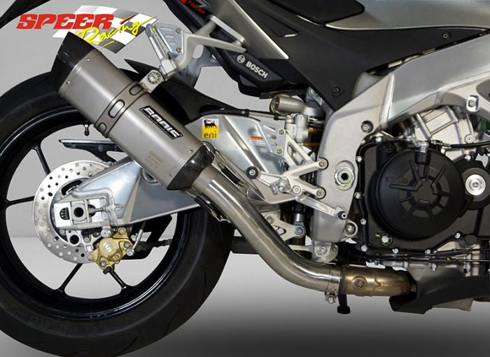 Bodis P-TEC II, Slip-On, Stainless Steel/Full-Titan for APRILIA Tuono V4 (2011-2016) | ARSV4-015
