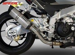 Bodis P-TEC II, Slip-On, Stainless Steel/Full-Titan for APRILIA Tuono V4 (2011-2016) | ARSV4-015
