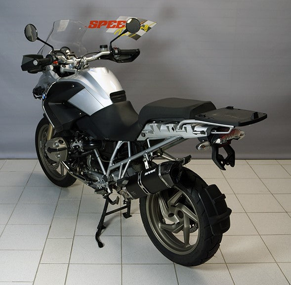 Bodis PENTA-TEC F, Slip-On, Stainless Steel Black for BMW R1200GS (2008-2009) | BR1200GS-022