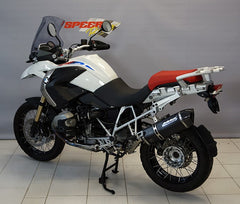 Bodis PENTA-TEC F, Slip-On, Stainless Steel Black for BMW R1200GS (2010-2012) | BR1200GS-023