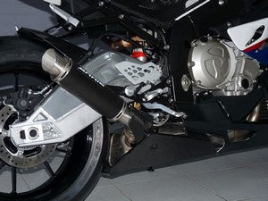 Bodis GP1-R, Slip-On, Stainless Steel Black for BMW S1000R (2014-2016) | BS1000R-001