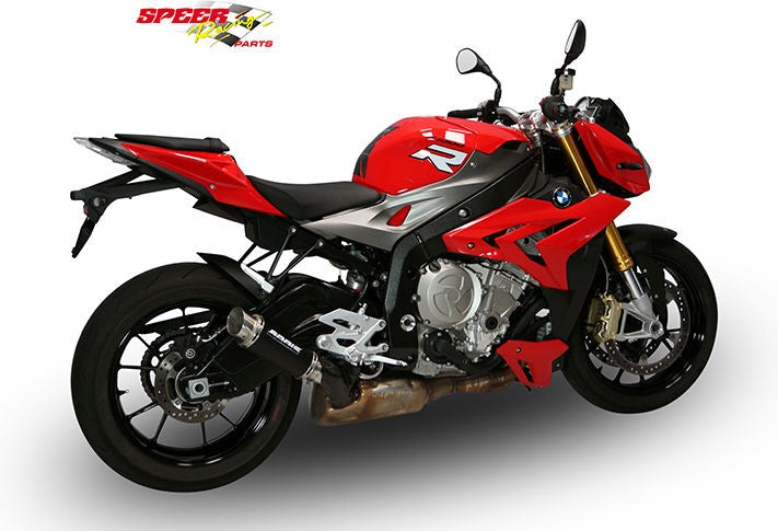 Bodis Exhaust Slip-On GPC-R, Stainless Steel Black, Catalyzer : Original, EU Homologated | BS1000R-003