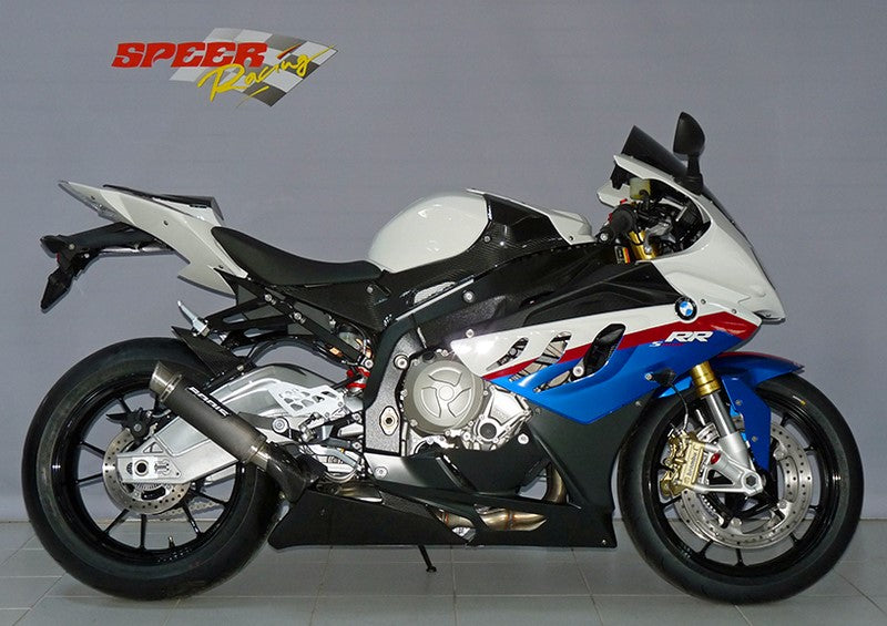 Bodis GP1-R, Slip-On, Stainless Steel Black for BMW S1000RR (2009-2014) | BS1000RR-001