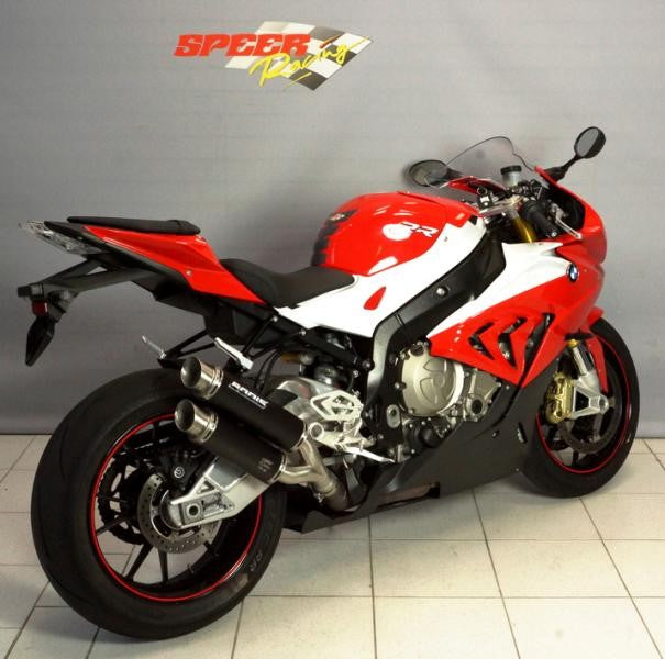 Bodis GPX2, Slip-On, Stainless Steel Black for BMW S1000RR (2015-2016) | BS1000RR-029