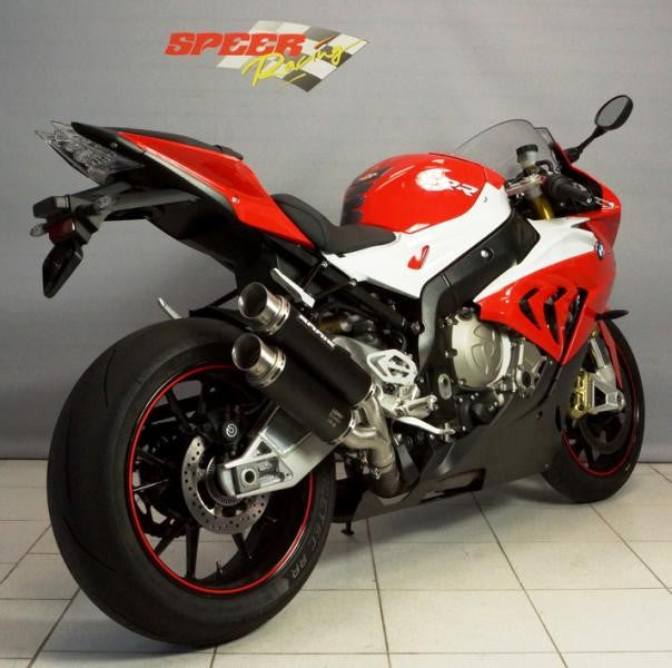 Bodis GPX2, Slip-On, Stainless Steel Black for BMW S1000RR (2015-2016) | BS1000RR-029